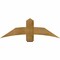 Ekena Millwork Bellingham Rough Sawn Timber Gable Bracket, Western Red Cedar, 48"W x 16"H x 6"D x 6"F, 8/12 Pitch GBW048X16X0606BEL00RWR - alternate 1
